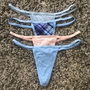 Lot of 4 Victoria’s Secret V-Strings